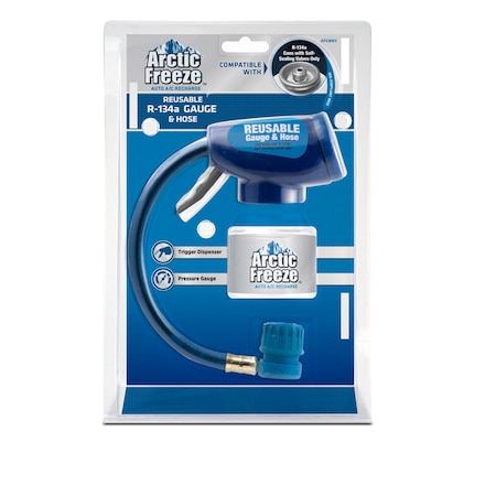 Arctic Freeze Arctic Freeze R-134a 1 pc AC Gauge and Hose AFGBM3-6